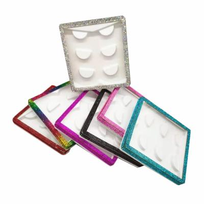 China High Quality 3 PairsEyelash Lash Box Empty Paper Box With Free Design Paper Eyelash Packing Box for sale