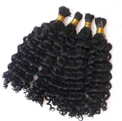 China Wholesale Raw Virgin Deep Curly Cuticle Aligned Human Hair Weaves Remy Hair Bundles Deep Curly for sale