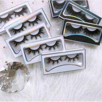 China NL Natural Mink Hair False Eyelashes Natural Long Wispies Lashes Handmade Cruelty Free Crisscross Eyelashes Makeup Tools for sale