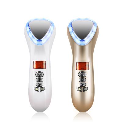 China Logo Ems Galvanic Hot And Face Lift Custom Cold Facial Product Rejuvenation Skin Care Beauty Facial Device for sale