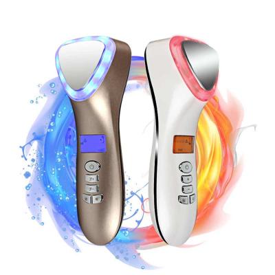 China New 42 degree high temperature face lift 6 degree essence serum import cold lock peel EMS beauty facial device for sale