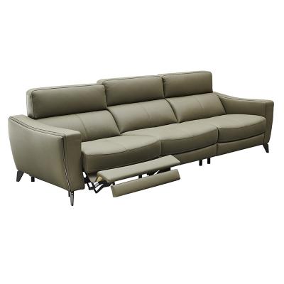 China Living Room Extendable Leather Furniture Electric Sofa Couch for sale