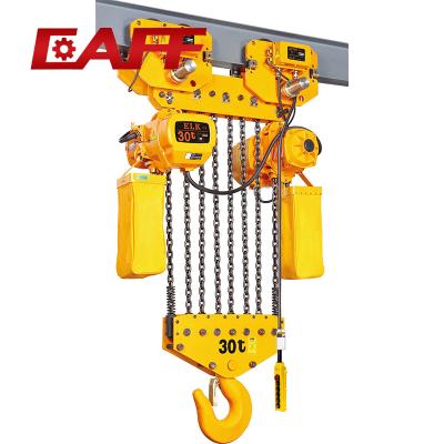 China Construction worksÂ   1T China Best Price Mechanical Electric Chain Hoist With Trolley for sale