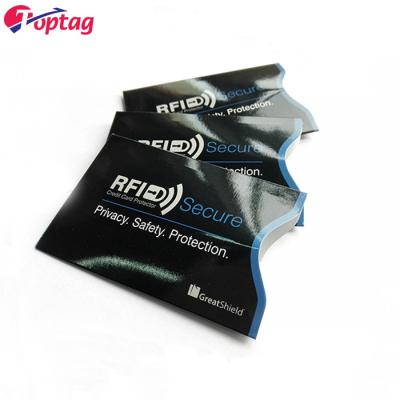 China Support Custom Color Waterproof And Printed Logo And RFID Blocking Sleeve Credit Card en venta