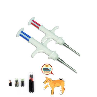 China 134.2KHz FDX-B 1.4*8mm Size RFID Microchip Animal Syringe Animal Identification And Tracking For Livestock for sale