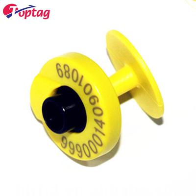 China Animal Husbandry ISO11784/5 Fdx-B Ear Tag Animal IF Ear Tag For Sheep Cow Cattle for sale