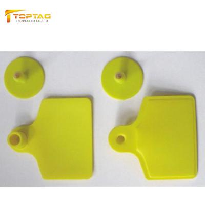 China Animal Identification And Tracking UHF If Custom Animal RFID Livestock Cattle Tracking Ear Tag for sale