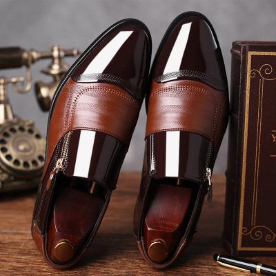 China Factory Wholesale High Quality Breathable Men's Shoes Breathable Leather Shoes For Men for sale