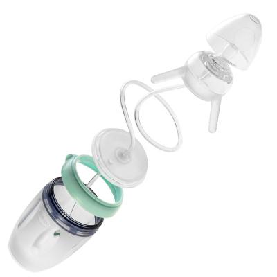 China BPA Free Wide Soft Silicone Anti Colic Hands Free Feeding Bottle 8OZ for sale