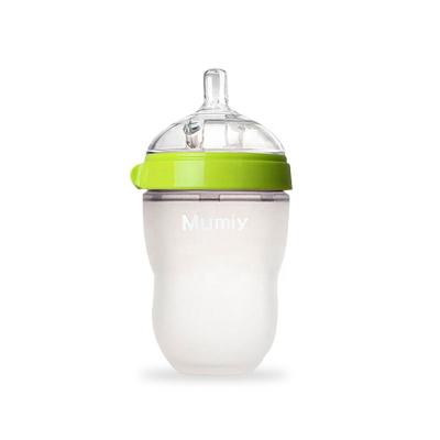 China BPA Free Wide Neck Silicon Freeze Broken Resistant Baby Nursing Bottle With Various Flow Nipple for sale