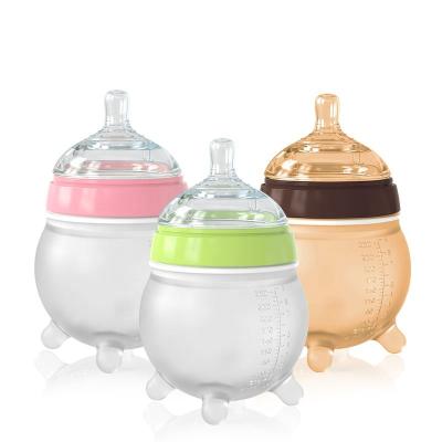 China ODM 260ml BPA OEM Feeding Bottle Anti Bpa Silicone Free Colic Free Baby Biberones Baby Bottle for sale