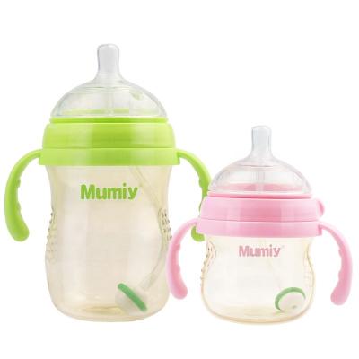 China BPA Free Caliber PPSU Infant Baby Bottle 160ml/260ml 70MM With Liquid Silicone Nipple for sale