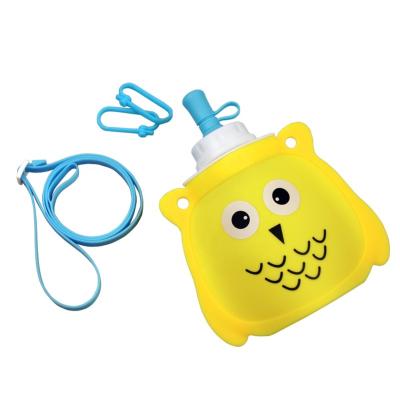 China BPA Free Easy Carry Break-Resistant Exterior Using Silicone Gel Child Bottle for sale