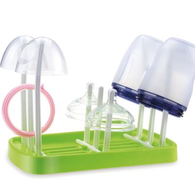 China PVC Free High Quality Multifunctional Portable Bottle Drying Rack Rack Bottle Holder Kitchen Drying Rack For Folding Baby Bottle for sale