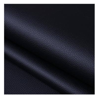 China Lychee DE90 Waterproof Lychee Pattern Synthetic Leather PVC 0.6mm 137 Thickness For Car Yacht Seat Door Sofa Leather Material for sale