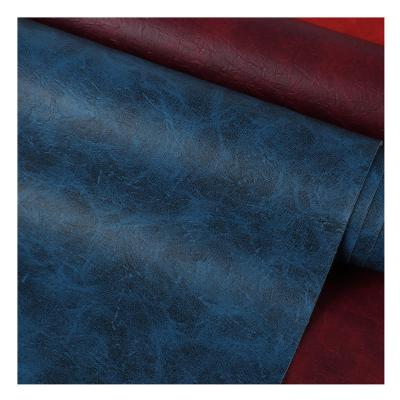 China T09 Dupont Paper Imitation Leather Waterproof PVC Imitation Leather 0.5mm Thickness For Box Case Notebook Packing Leather Mother for sale