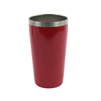 China Disposable Hibour 450ml Double Wall Stainless Steel Paint Custom Logo Mug for sale