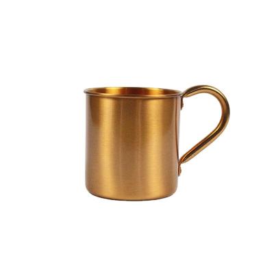 China Viable Personalized Gift Mug, Moscow Mule Single Wall 100% Pure Copper Mug Customized Logo for sale