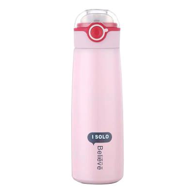 China PORTABLE Fashion Portable Double Wall Vacuum Sustainable Insulated Water Cup Bottle Customized Color And Logo Stainless Steel for sale