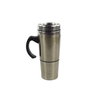 China Sustainable Insulated Double Cup Stainless Steel Wall Travel Automatic Mug for sale