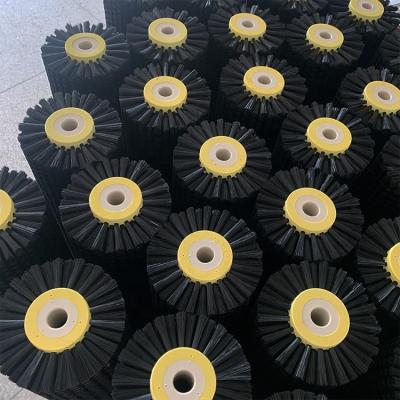 China China Nylon Cleaning Roller Brush China Customized Size Industrial Roller Cleaning Brush Supplier for sale