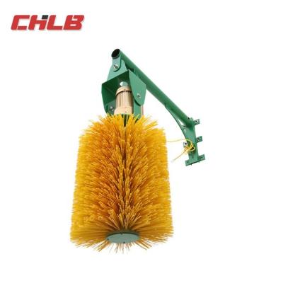 China PP/Nylon Yarn Cow Body Cleaning Hair Brush Roll/Body Cleaning Remover Brush for sale