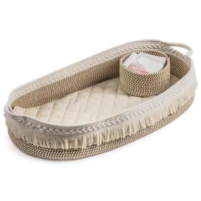 China Sustainable Non-Irritating and Environmentally Friendly Hand - Woven Baby Changing Basket for sale