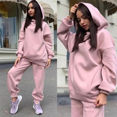 China Logo Stadium Goods Clothing Boutique Wholesale Casual Women Custom Famous Brands Sweat Sets 2 Piece Set for sale