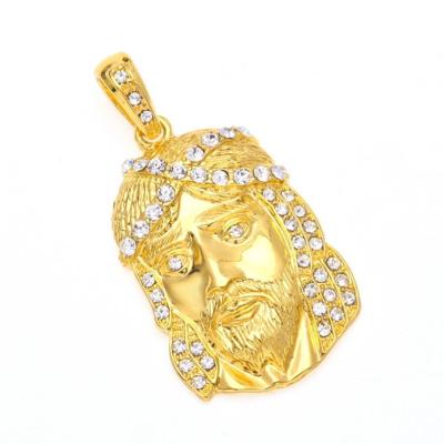 China CLASSIC Gold Mens Jewelry Sets Jesus Piece Hip Hop Jewelry Fashion Customs Micro Pave Iced Out Necklace Trinket for sale