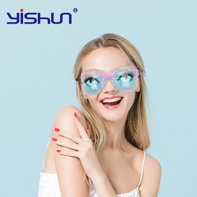 China PVC+ Reusable Gel Eye Pads Reusable Gel Rehabilitation Therapy Supplies Eye Patch For Puffy Eyes And Dark Circles for sale