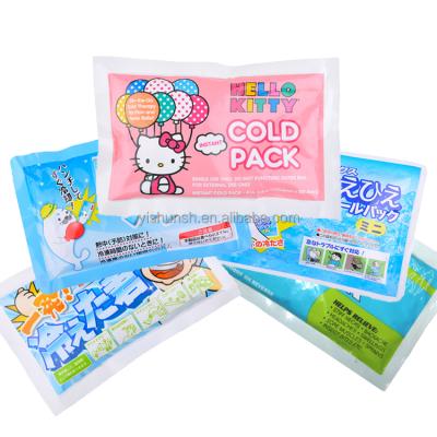 China Waterproof Disposable 100g Instant Cold Wraps Pack For First Aid Gel Ice Pack for sale