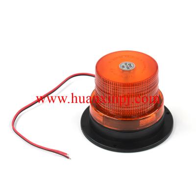 China PC DC 10V To 110V LED Yellow Emergency Strobe Turning Flashing Beacon Lights for sale