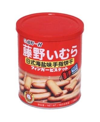 China Glucose Rich Nutrition And Japanese Sea Salt Snacks Top Selling Shapely Finger Cookie for sale