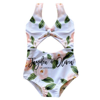 China Antibacterial Girls One Pieces Swimsuit Pools Swimming Children One Piece Swimsuits Cute Outdoor Swimwear Girls for sale