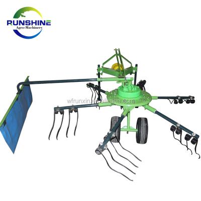 China RUNSHINE Straw Farm Equipment PTO Hay Landscape Rake and Tedding Tractor for sale