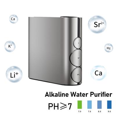 China Stainless Steel 5 Stage Alkaline Water Filter 800GDP RO System Tankless Water Purifier For Home for sale