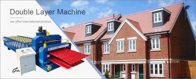 China double roofing sheets forming machine for sale