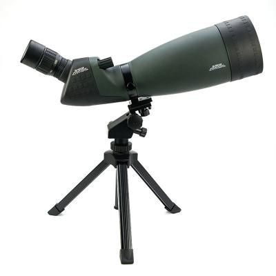 China 2021 High Quality Civilian Telescope Bak4 Prism 25-75 Spotting Scope 100mm With Tripod for sale