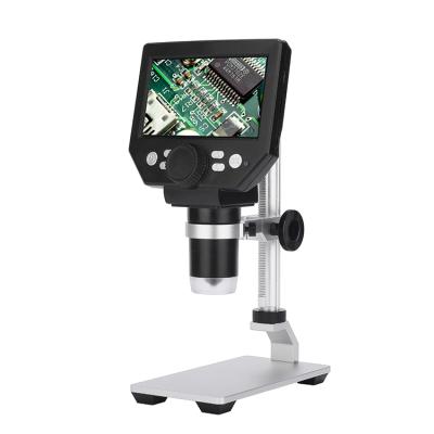 China ABS+metal G1000 Digital Welding 4.3 Inch Large Base LCD Display 8MP 1-1000X Continuous Amplification Magnifier Microscope for sale