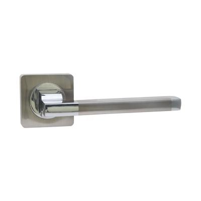 China Chinese Wooden Door Hot Sales Aluminum Door Handle With Square Rosette for sale