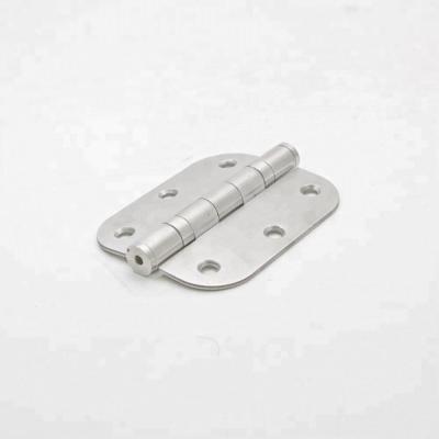 China Flat Head 3 Inch Stainless Steel Door Hinge Round Corner Brazil Hinge for sale