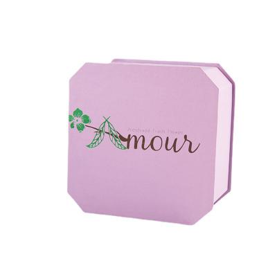 China Recyclable Customized Rigid Rectangular Rose Flowers Paper Packaging Gift Box With Ribbon for sale