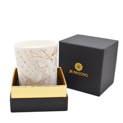 China Wholesale Recyclable Luxury Wedding Gift Box For Guest Candle Jar Box Custom Fancy Design Logo Cardboard Gift Box Luxury Candle Packaging for sale