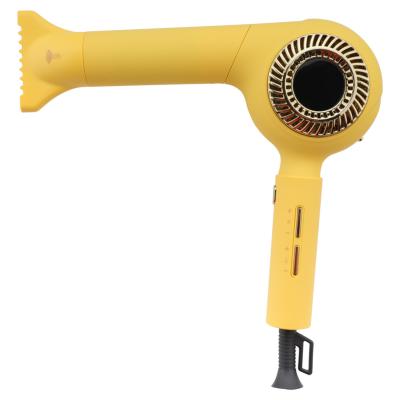 China Yellow 1600W Bldc Hair Dryer Microfilter diffuser nozzle hair dryer for sale