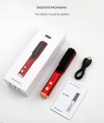 China 4000mAh Electric Hot Hair Comb for sale