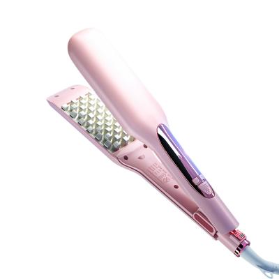 China 450F PTC Heater Ceramic Hair Crimper Tourmaline Iron Volume Hair Straightener for sale