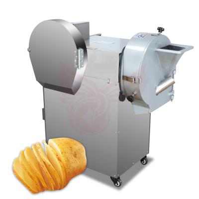 China Industrial Vegetable Processing Plant Sweet Potato Fries Cutter Slicing Cassava Slicer Dicing Machine For Flour Processing for sale