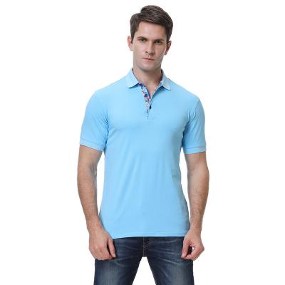 China Anti-Wrinkle 100% Polyester Golf Shirts Quick Dry Polo For Men for sale