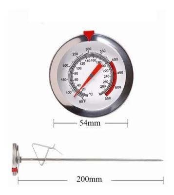 China No Battery Needed Household Kitchen Tool Stainless Steel BBQ Thermometer Cooking Food Probe Grill Temperature Measurement for sale