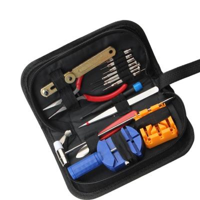 China Portable Plastic+metal Watch Repair Tool Kit Watch Repair Equipment Tool Kit for sale